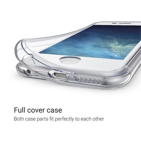 Husa pentru Apple iPhone 6S, GloMax TPU 360, Transparent