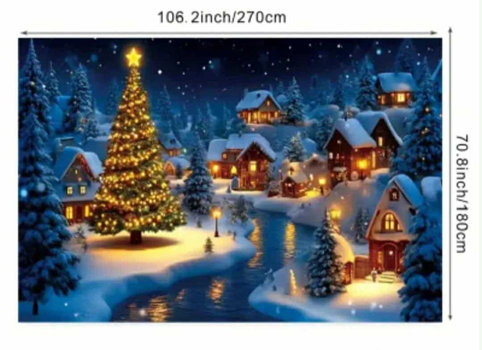 Високо качествен коледен фон подходящ за фотосесия. Различни видове.