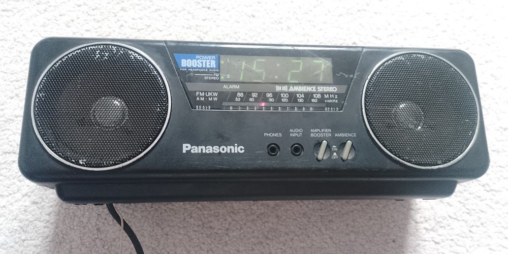 Radio cu ceas vintage Panasonic RC-X210 anii 90