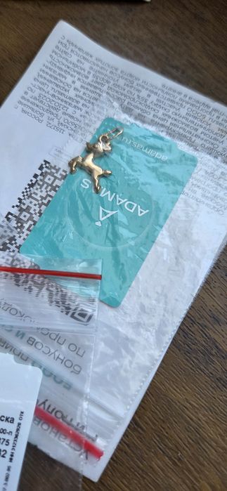 Кулоны adamas позолота