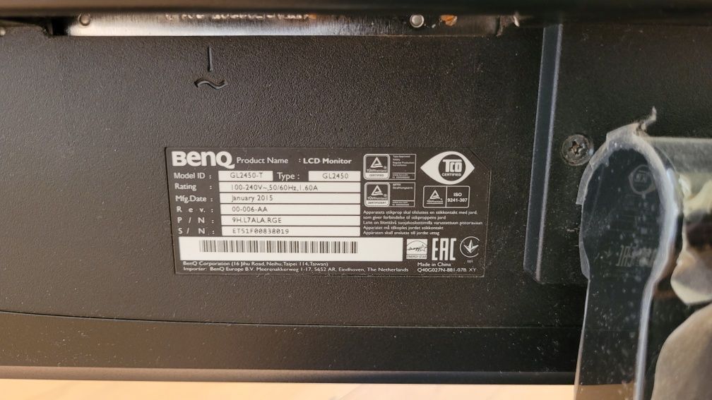 Monitor 24 Inch BENQ GL2450