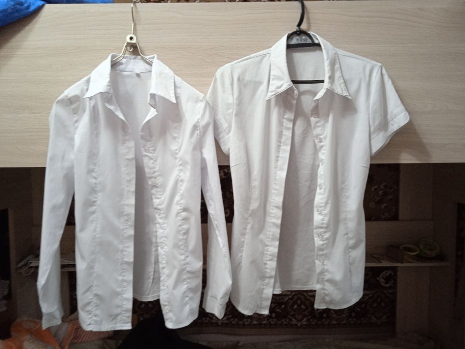 Блузки на девочку (одна новая 2000тг.), вторая в нормальном состоянии