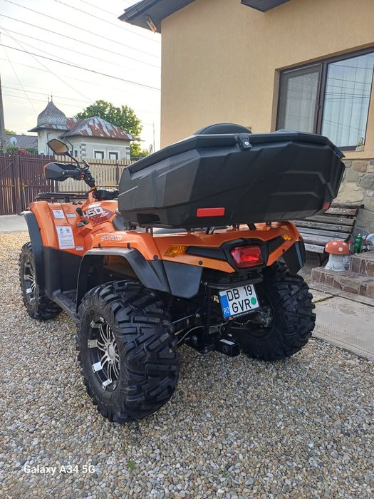 Cf moto 450 L an 2020 km 2300 proprietar în acte carte, talon, fiscal