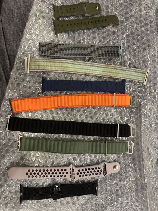 Pachet bratari AppleWatch textil/milanese/silicon