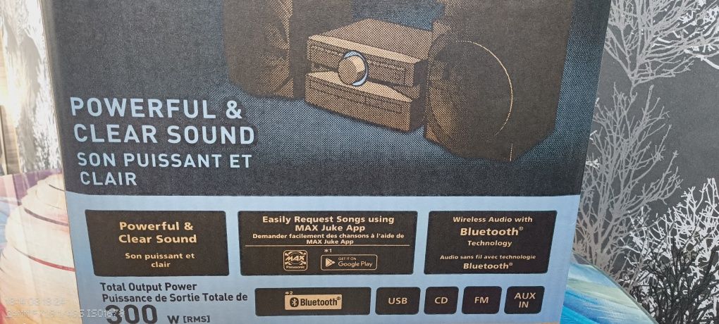PANASONIC / SC-UX100/ стерео уредба