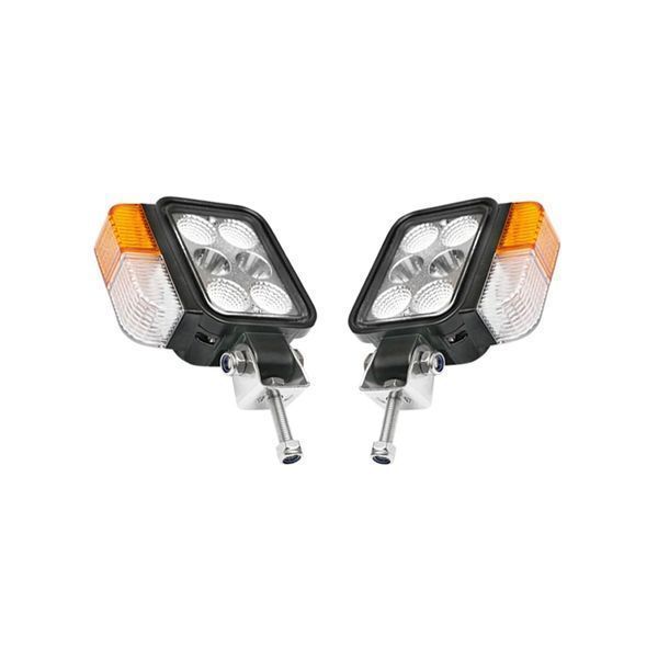 Комплект универсални фарове за трактори, ляв и десен, с led 10-80v, цв