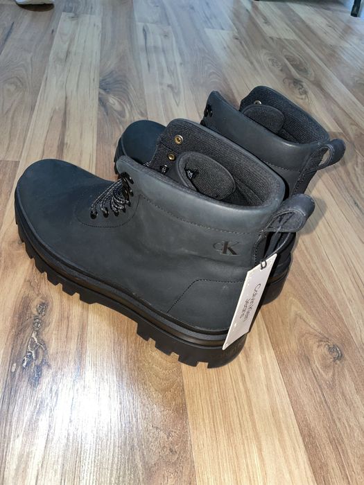 Calvin Klein Jeans кожени ботуши