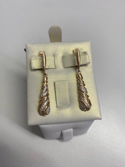 Золотые серьги   #КН26412