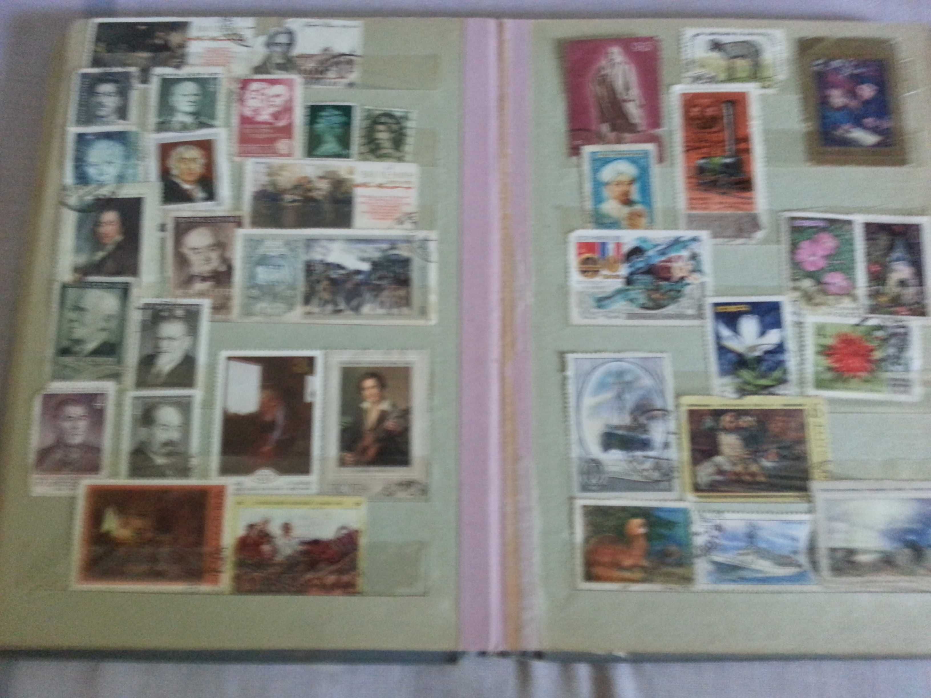 Почтовые марки с альбомом