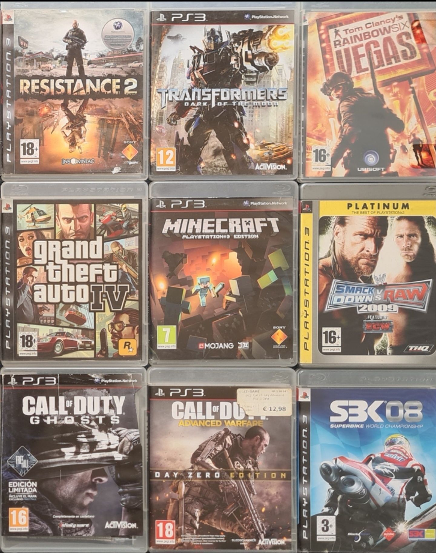 Ps3 games комплект