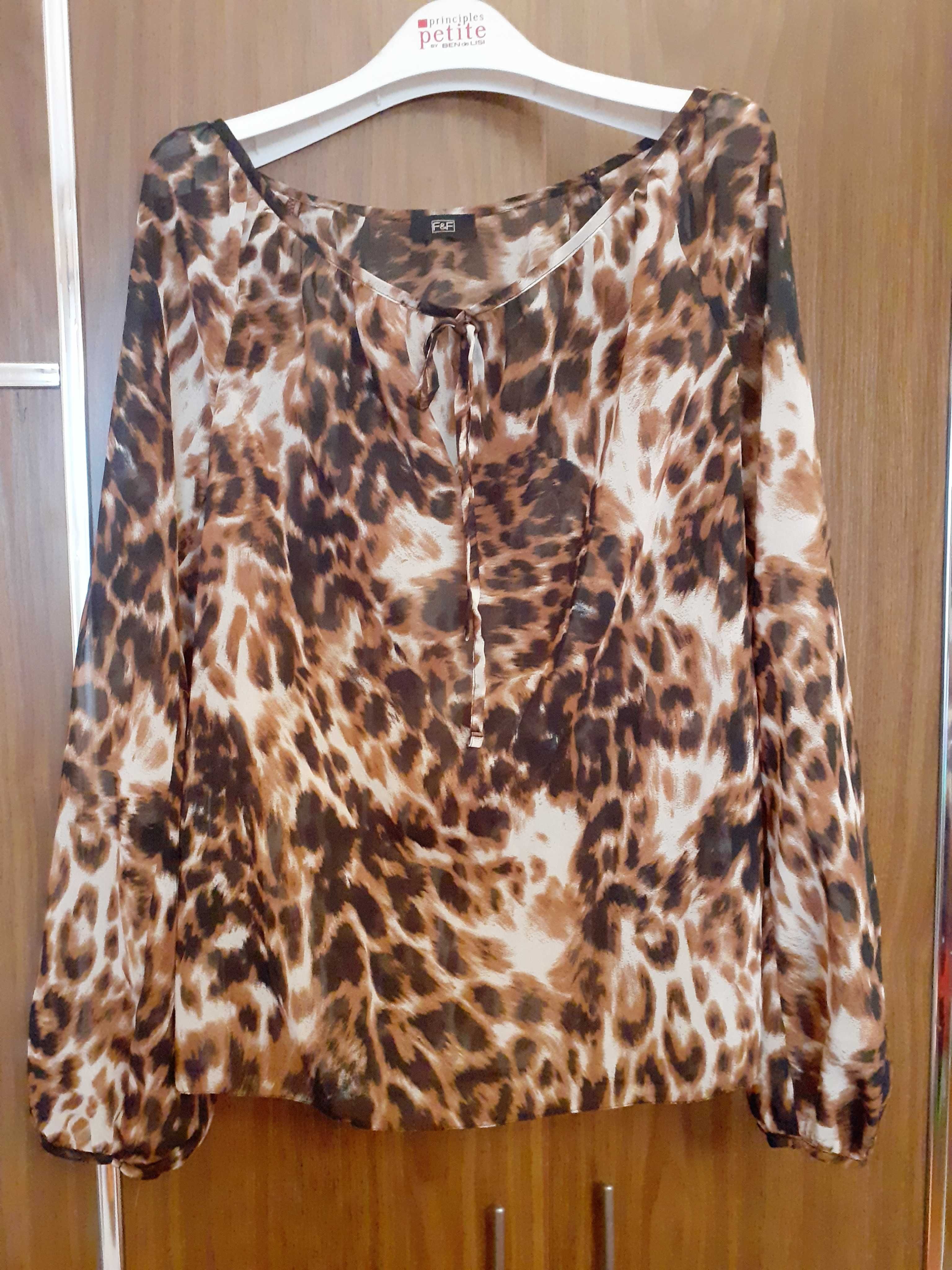 Чисто нова красива дамска леопардова блуза