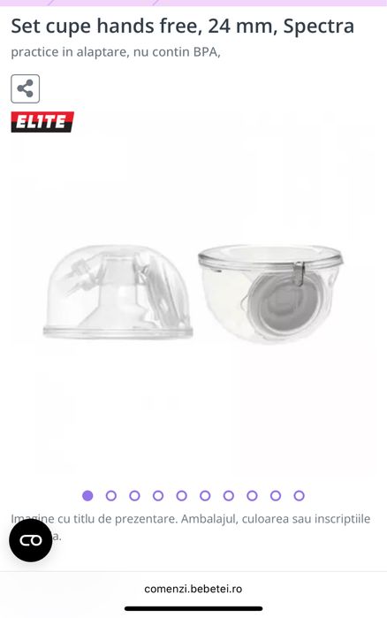 Pompa de san electrica duala 9 Plus Spectra