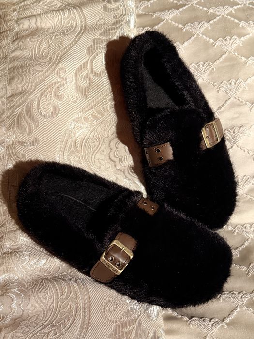 Новые женские лоферы с мехом — 12 000 тг