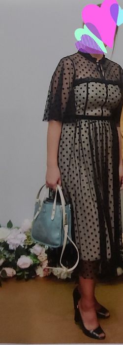 Чёрное,  красивое платье