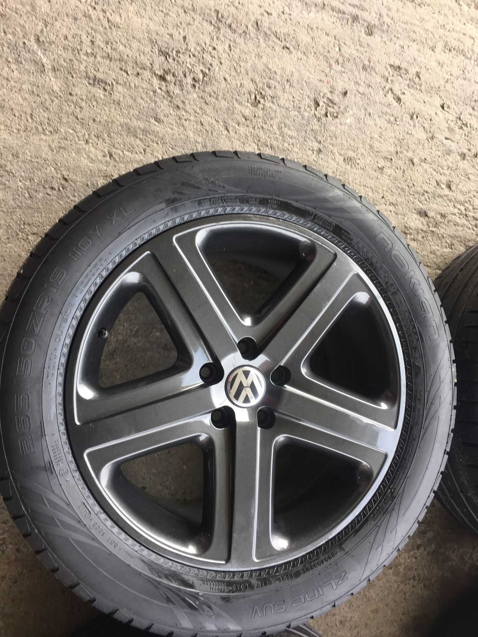 Jante 19 VW TOUAREG + Anvelope vara 265/50/19 Nokian