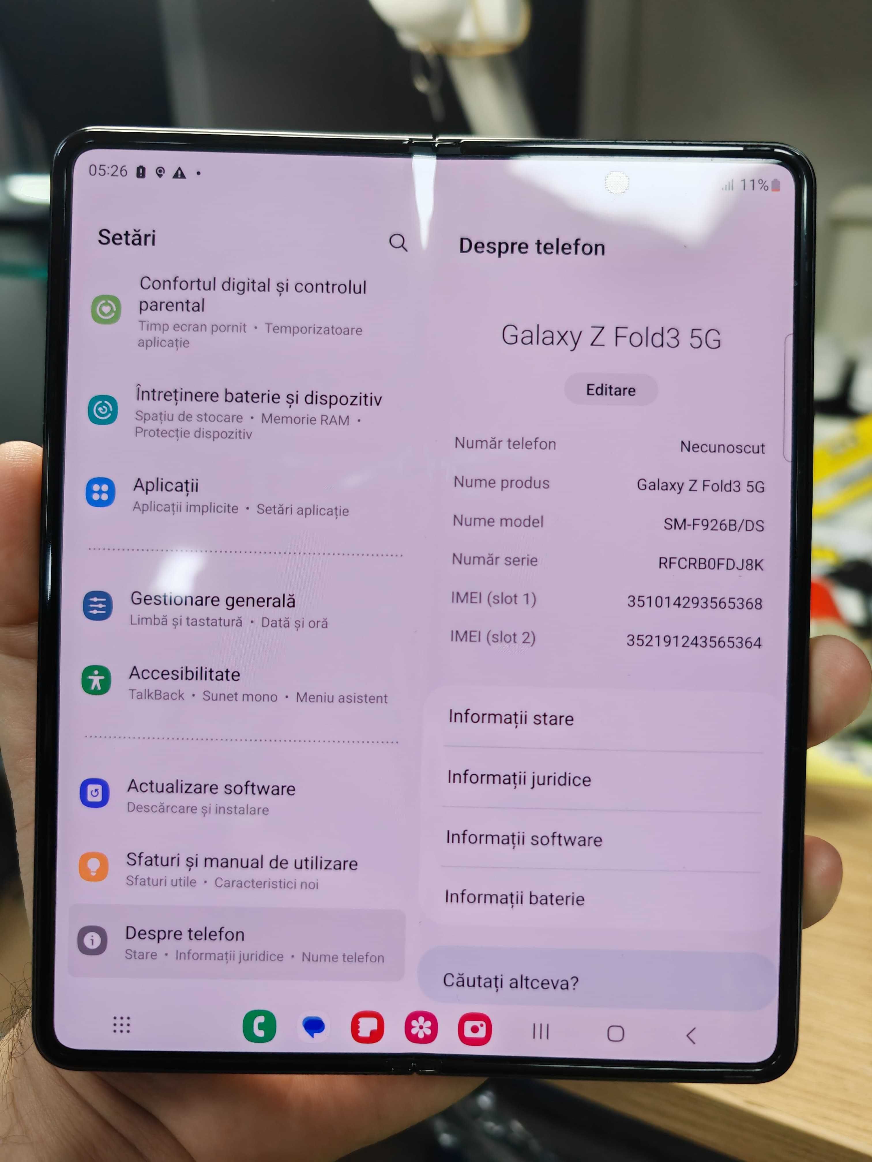 Samsung Galaxy Z Fold 3 512/12GB FinX Amanet