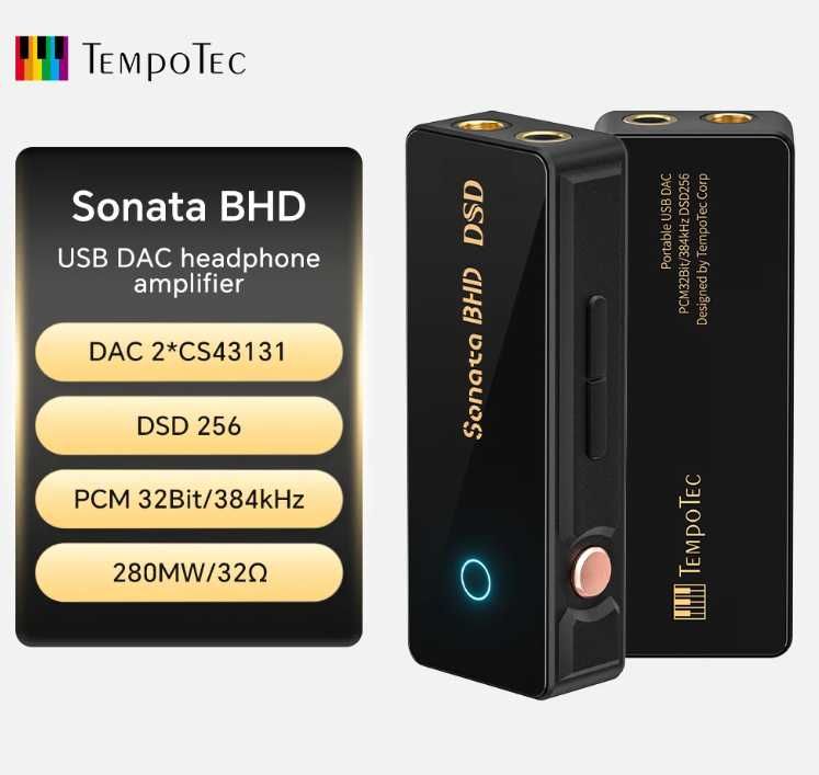 Новинка 2024 запечатанный ЦАП для телефонов TempoTec Sonata BHD DSD