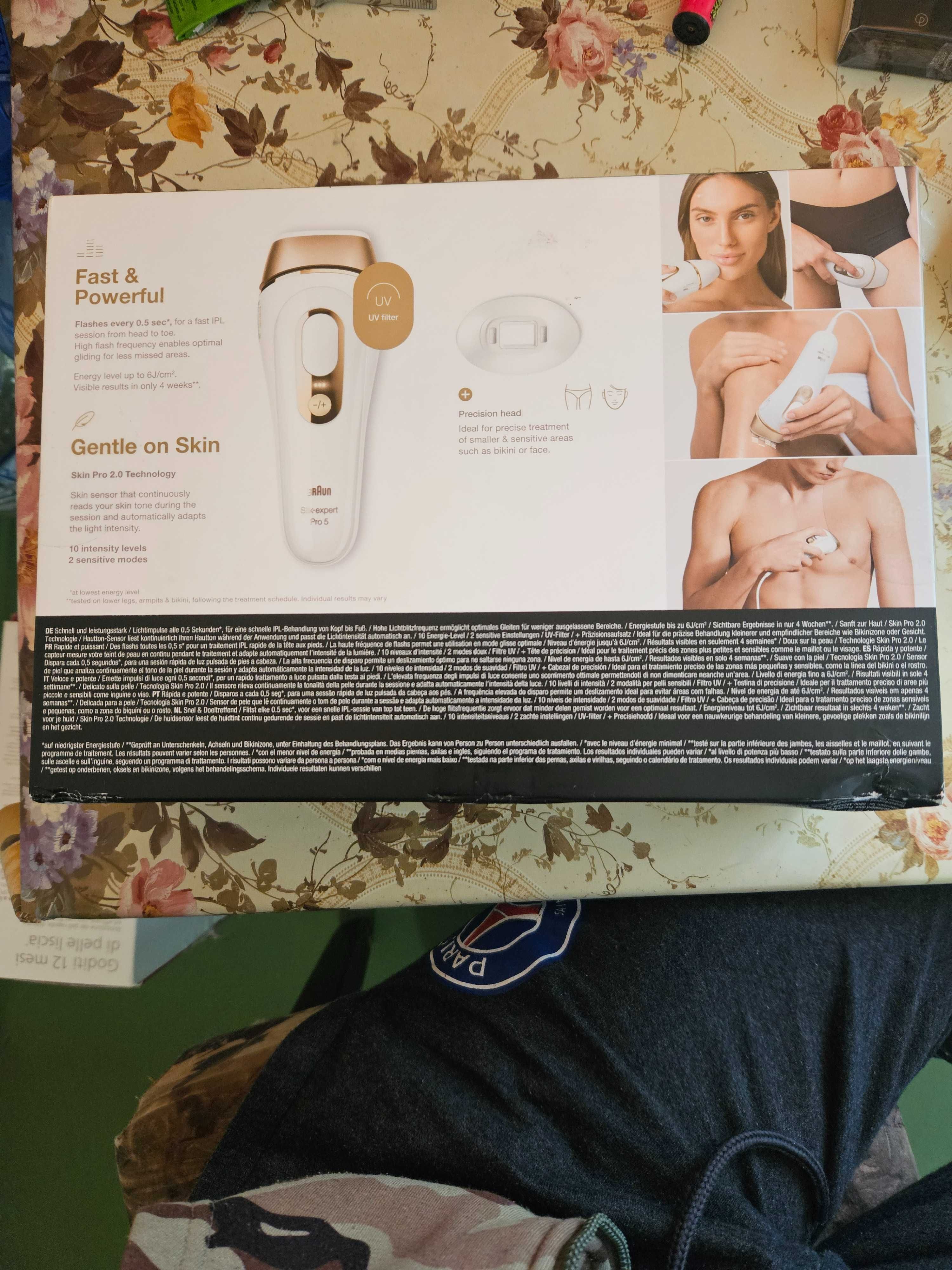 Лазерен епилатор Braun Silk expert Pro 5 + Gillette Venus razor