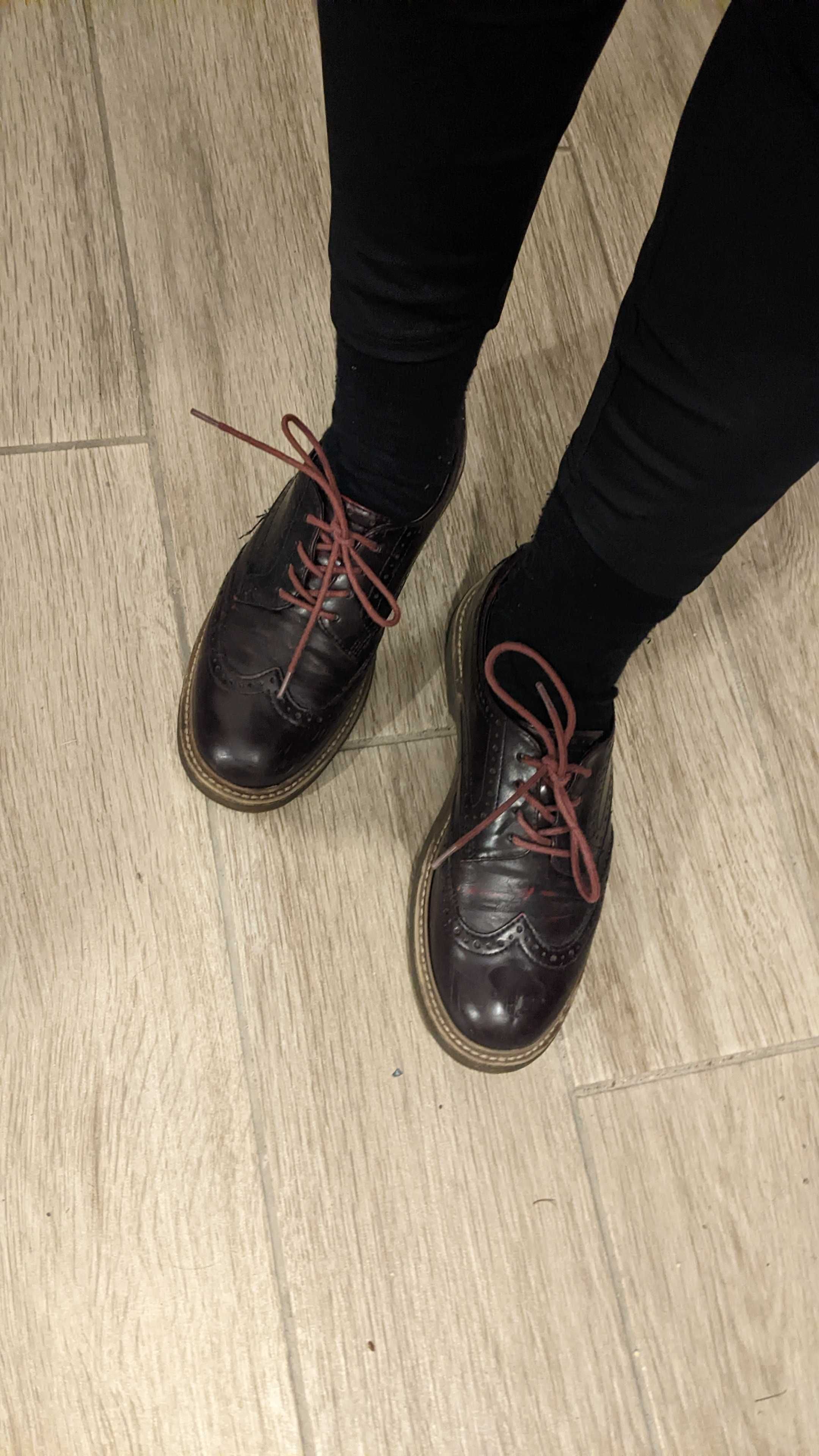 Pantofi office Graceland din piele mărimea 39