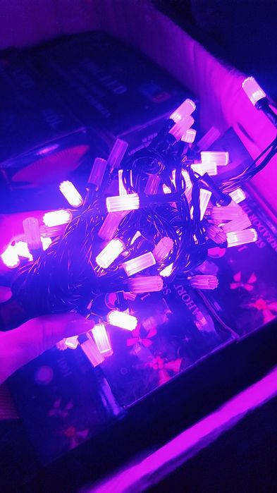 Instalație lila mov 100 led