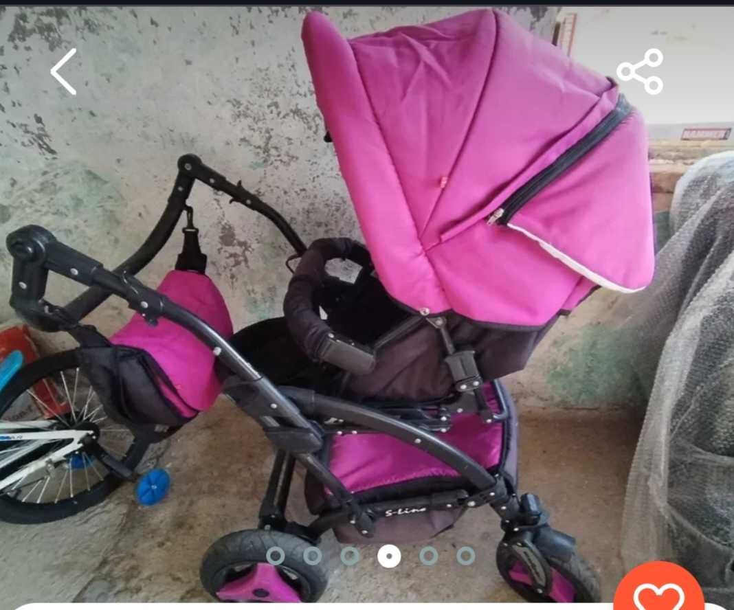 Бебешка количка с три коша
