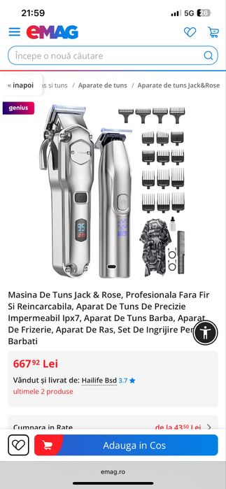 Masina De Tuns Jack & Rose