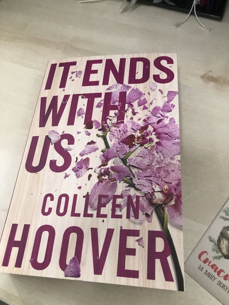It ends with us Colleen Hoover книга продам кітап китап