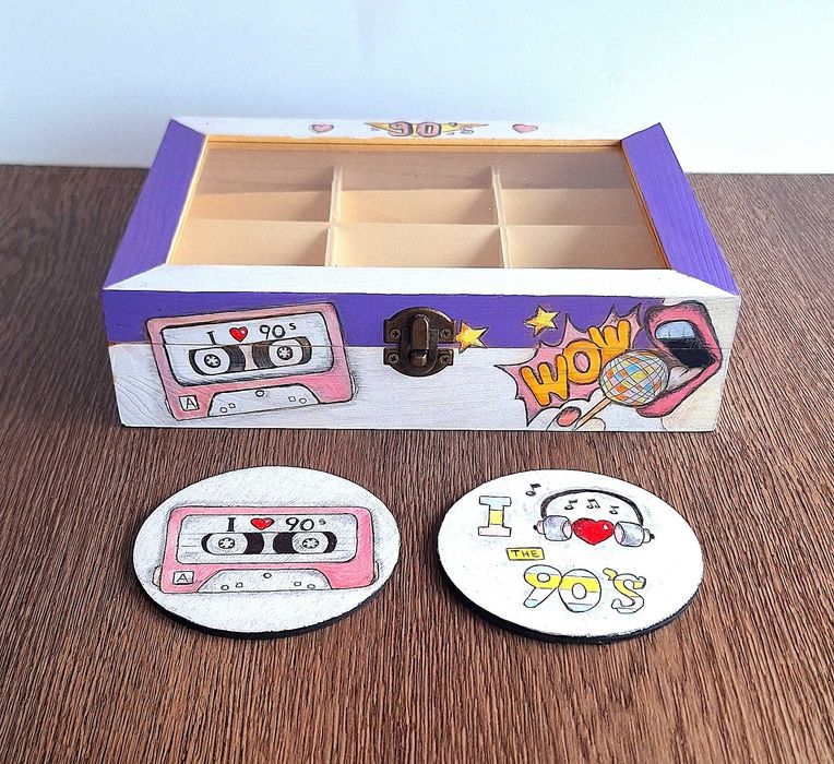 Кутия за чай "90 kids" - Спомени от 90-те в кутия за чай