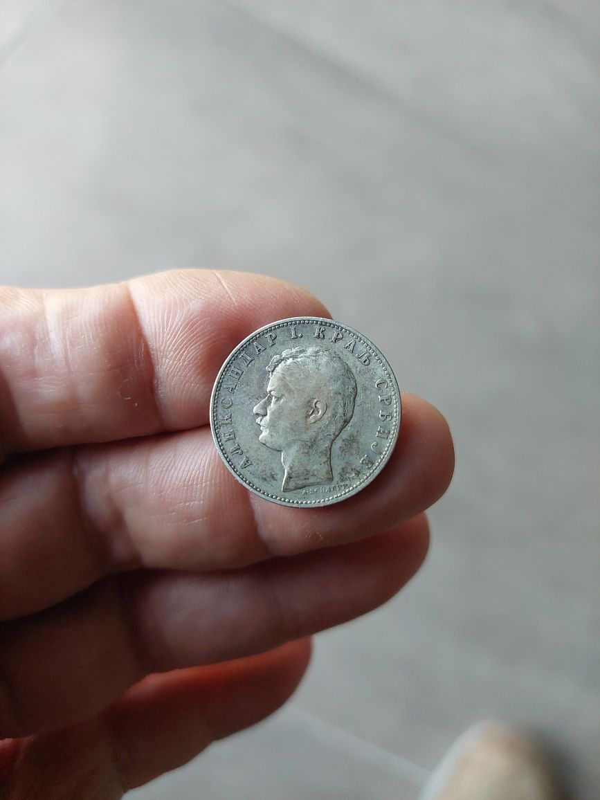 Moneda,dinar Serbia 1897.
