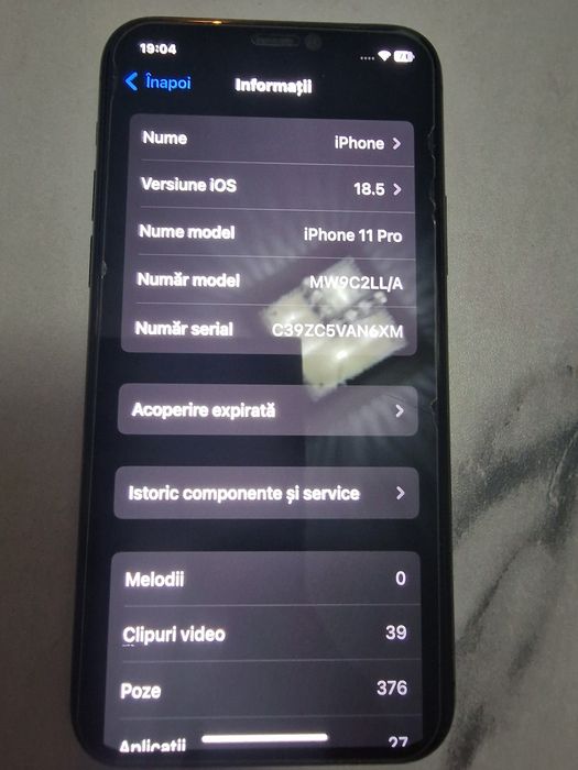 Vând iPhone 11 pro