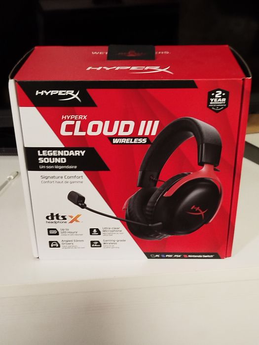 Геймърски слушалки HyperX Cloud 3 wireless