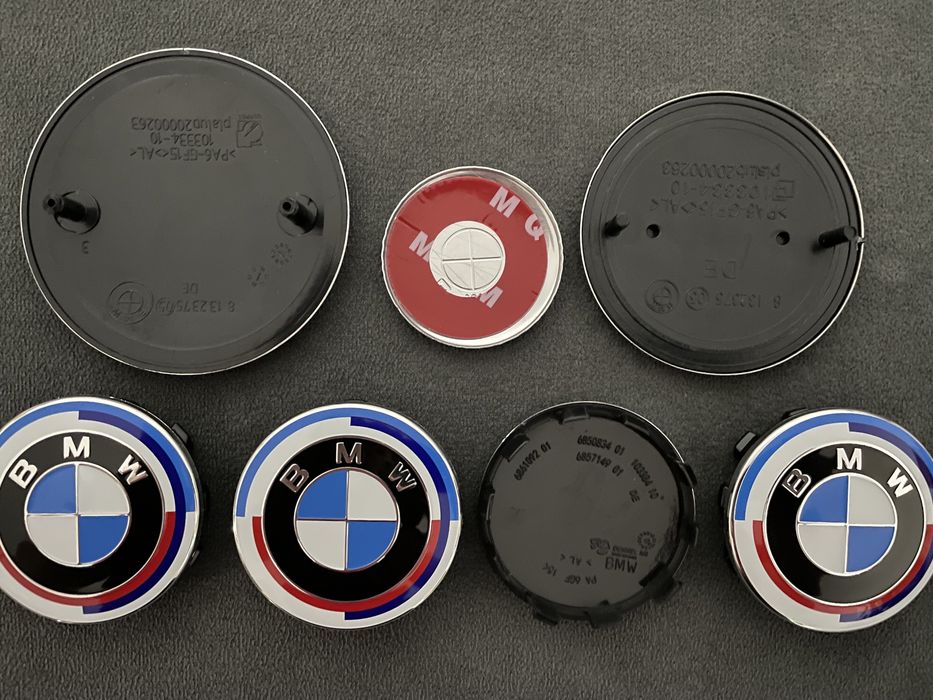 Set embleme Bmw Anniversary 50 ani fata Seria 3 5 G20 G21 G30 G31 M