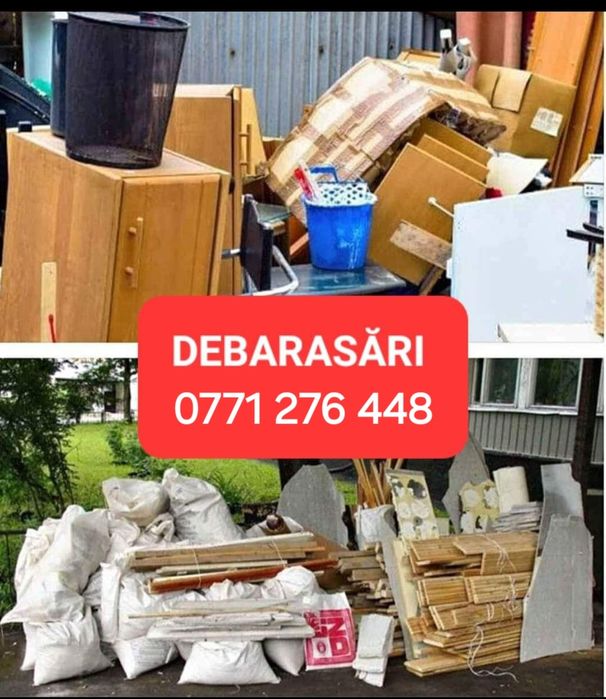 Debarasari apartamente, mobila veche,moloz