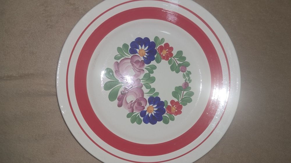 5farfurii vechi din portelan , traditionale unguresti de perete