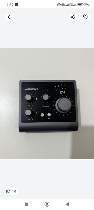Звуковая карта Audient iD4 MKII в идеале как новая,торг есть

Пишите у