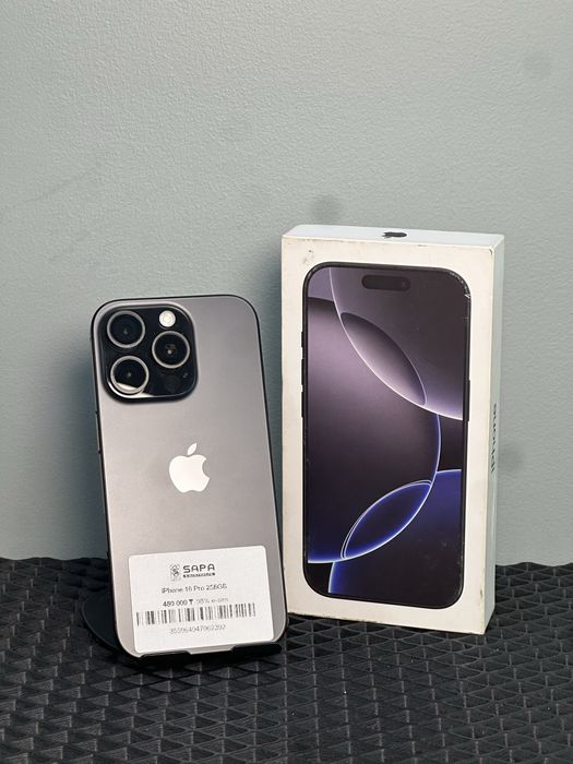 Айфон 16 про черный 256гб е сим