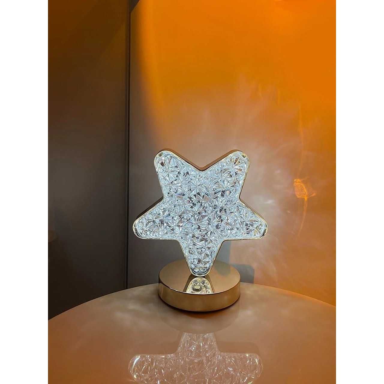LED Кристална лампа Star с три цветови режима на светене