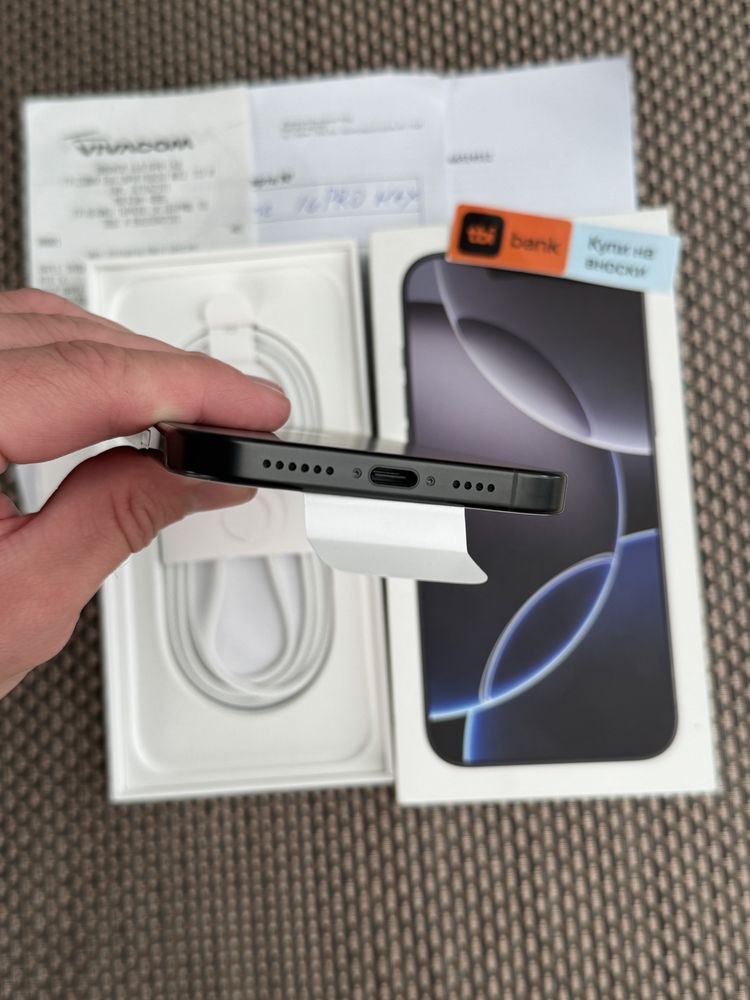 НОВ! 256•iPhone 16 Pro max*ЛИЗИНГ 80лв/м айфон 16 про макс 256