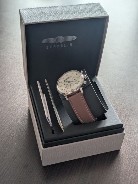 Ceas barbatesc Zeppelin Hindenburg Solar 8086-5-N (quartz)