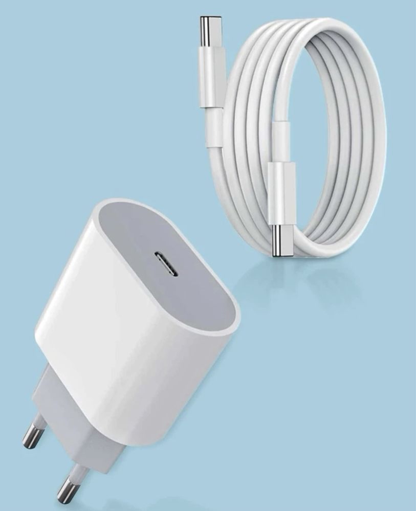 Set cablu si adaptor incarcare Iphone fast Charging - tip C