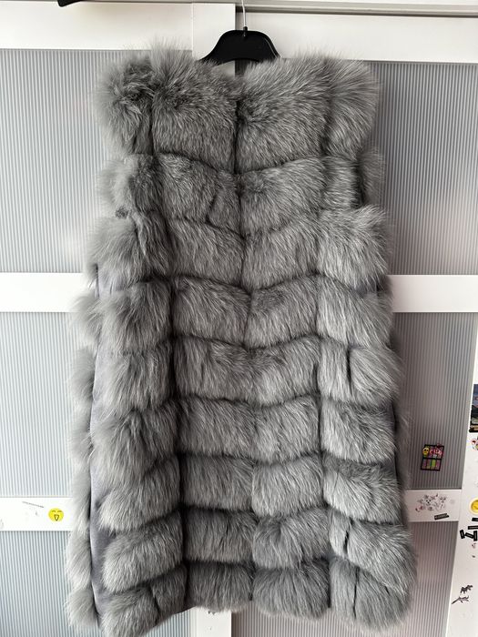 Vesta Blana Naturala de Vulpe