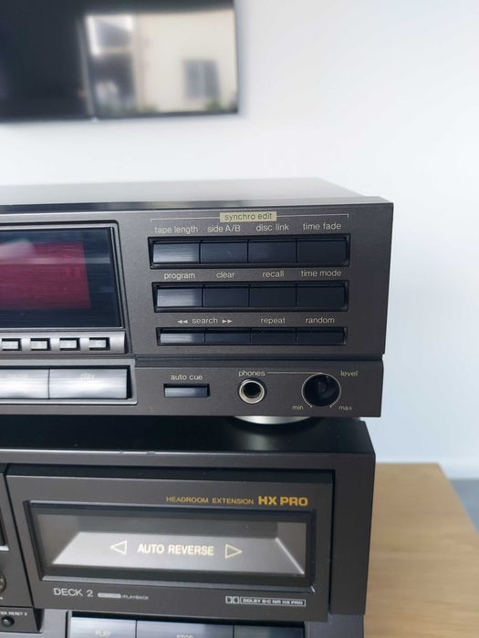 Linie audio/sistem Technics, amplituner, dublu deck, cd-player