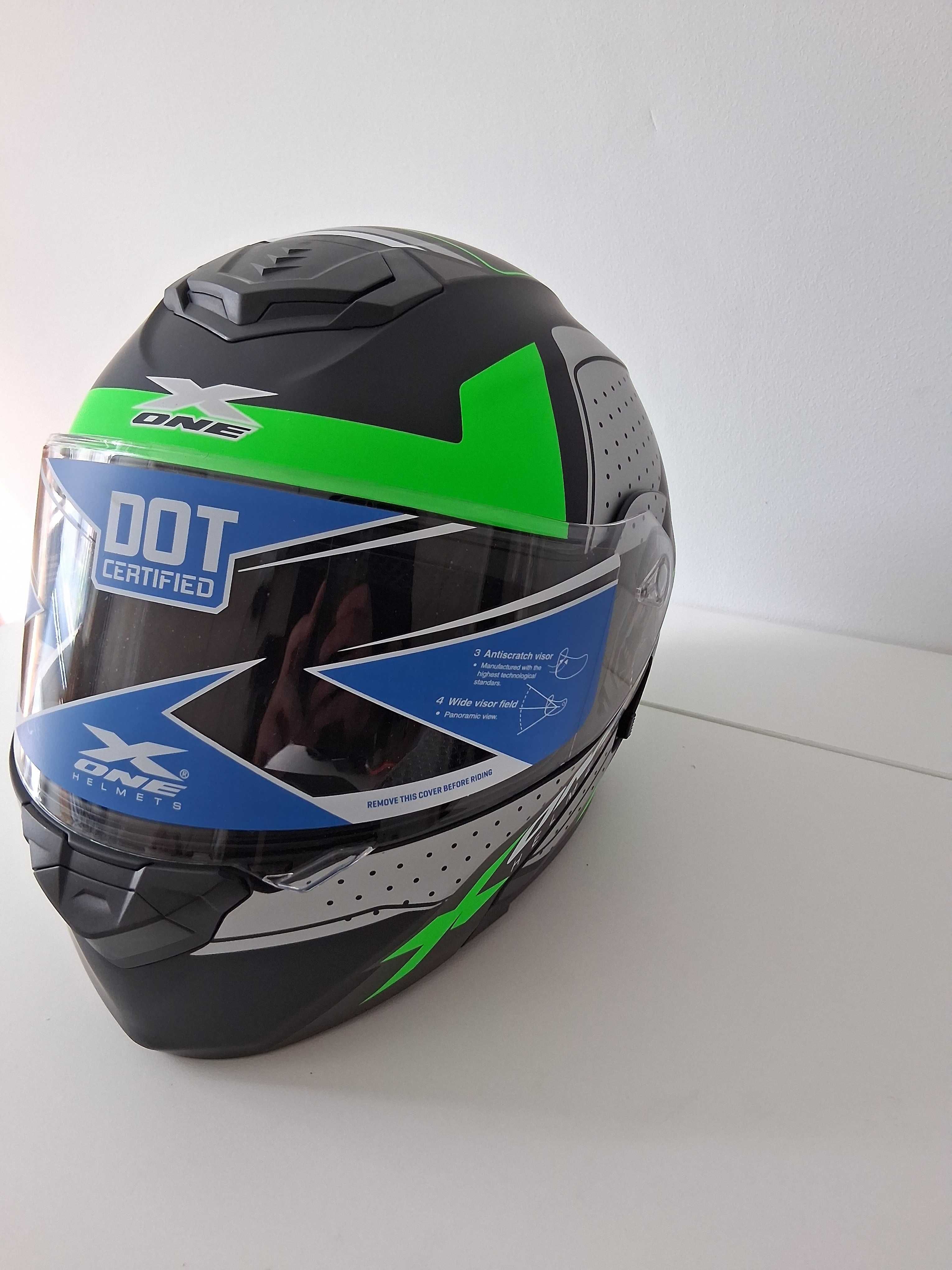Casca moto /scuter/atv noua  flip up  X one  noua