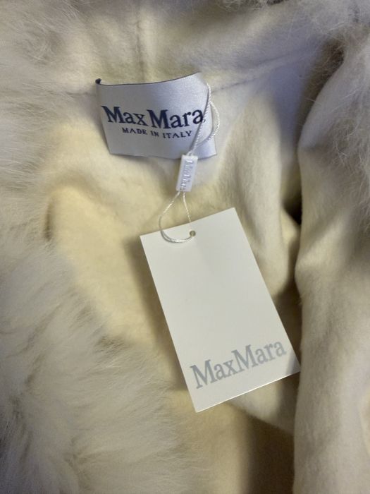 Palton Max Mara Blana Vulpe si Casmir