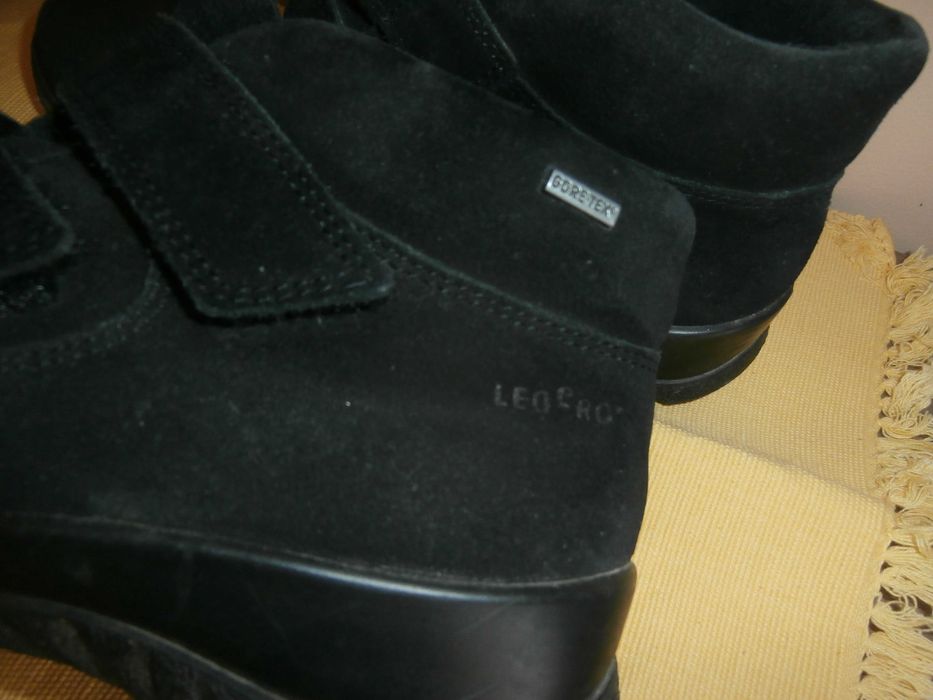 Legero Gore tex  боти 38н.естествен велур