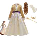 НОВО!!!Рокля на Ана от FROZEN 2 + Подарък коронка