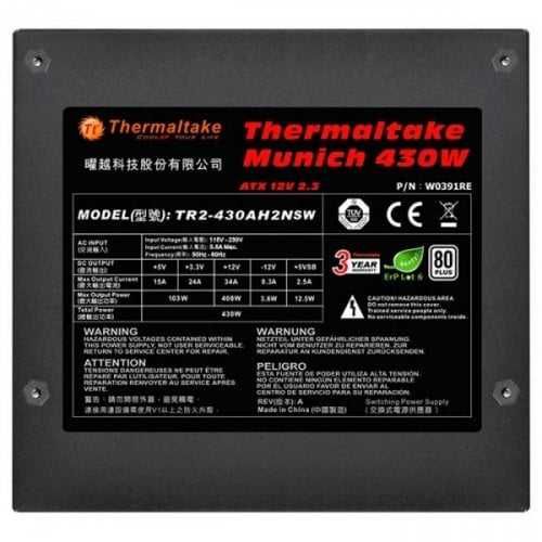 Sursa Thermaltake  430W, ATX 12V 2.3, 80PLUS/ SURSA PC /PSU