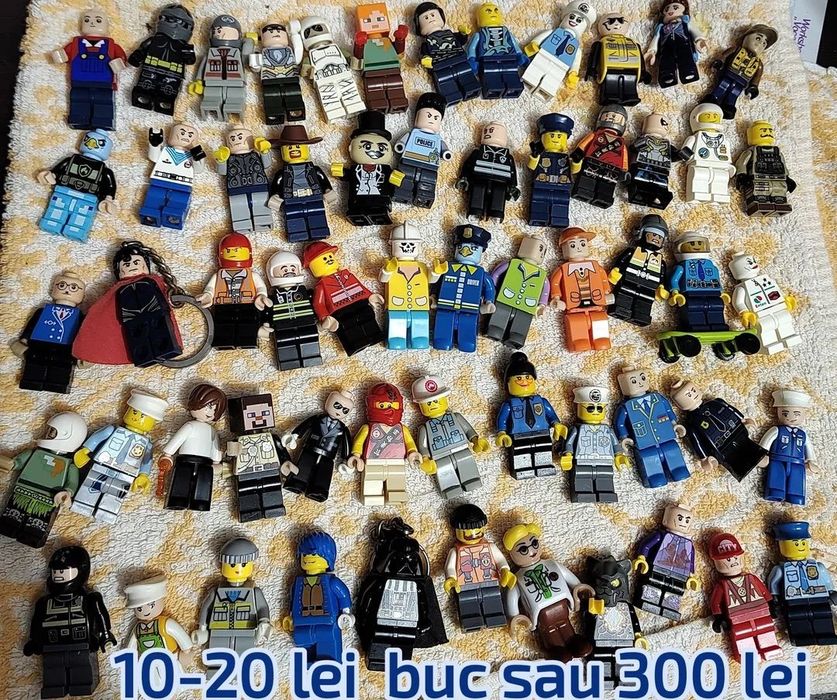 Lego vrac 7 kg pentru joaca copiilor sau omuleți Lego și accesorii
