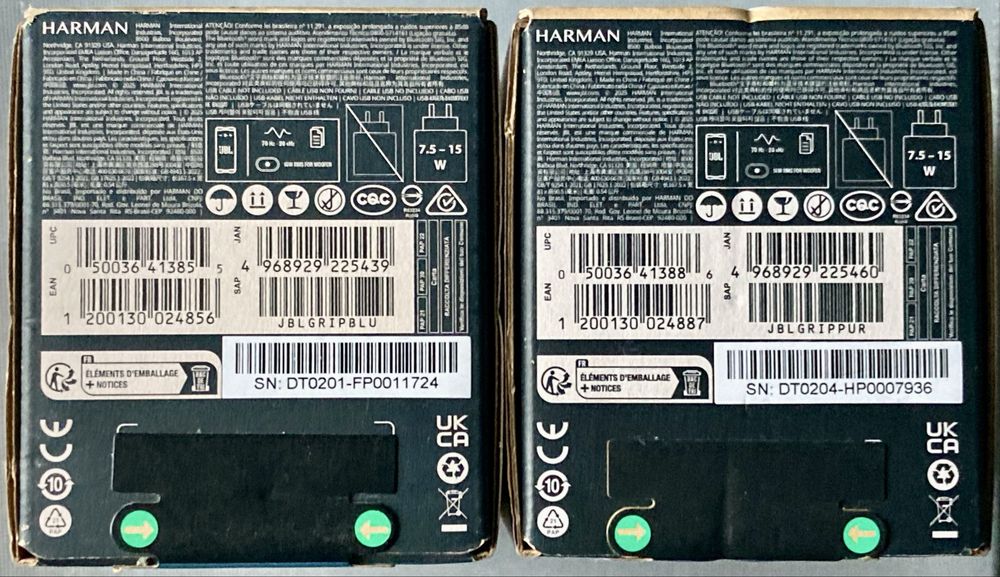 Boxa JBL Grip sigilata