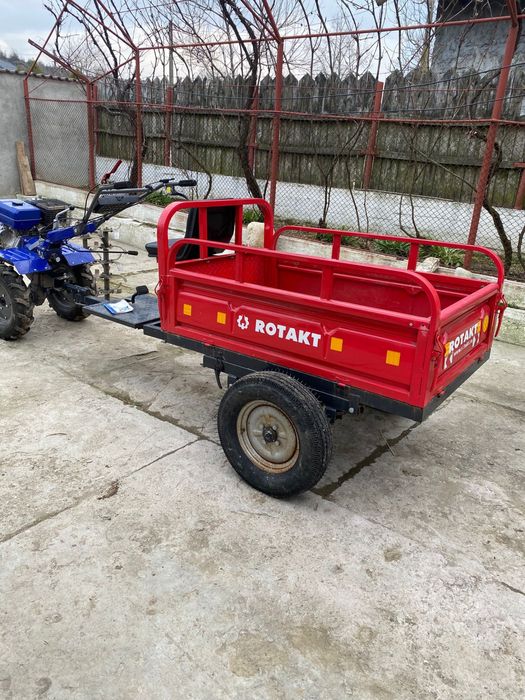 Motocultor Rabota K13-Q130 cu remorca Rotakt